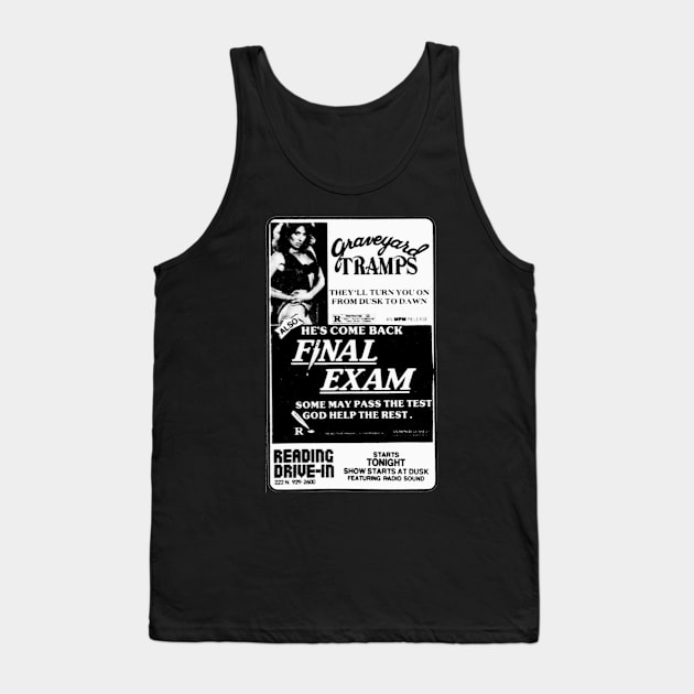 Graveyard Tramps & Final Exam Double Feature Tank Top by driveintshirts